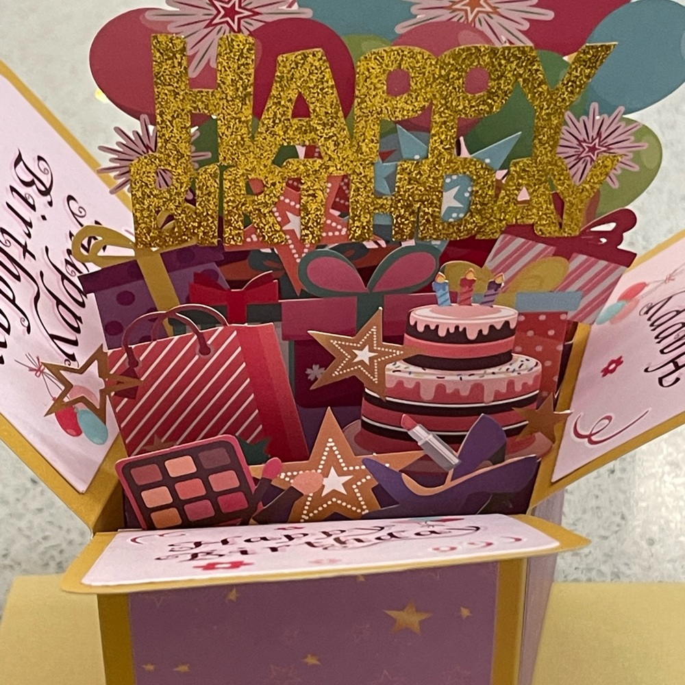 Colorful Birthday Pop-Up Card